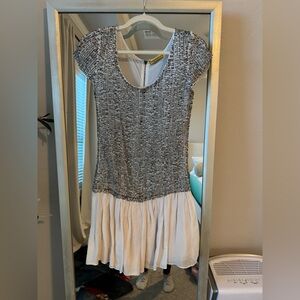 Alice + Olivia White Embellished Top